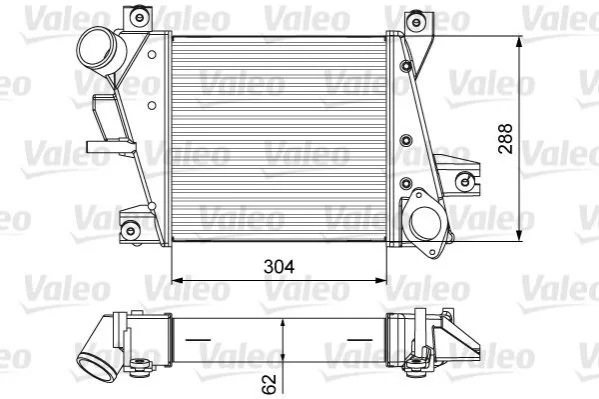 <strong>Радіатор наддуву VALEO 818360 (фото 1)</strong>