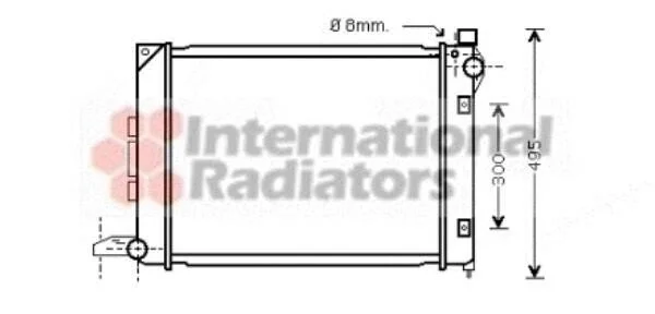 <strong>Радіатор охолодження двигуна LAND ROVER FREELANDER -06 Van Wezel 02002164 (фото 1)</strong>