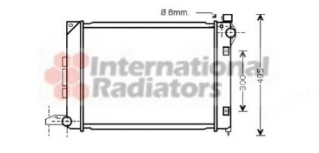 Радіатор охолодження двигуна LAND ROVER FREELANDER -06 для Land Rover Van Wezel 02002164 фото товару