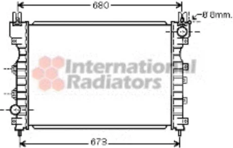 Радіатор охолодження LAND ROVER FREELANDER -06 (вир-во) для Land Rover Van Wezel 02002174 фото товару