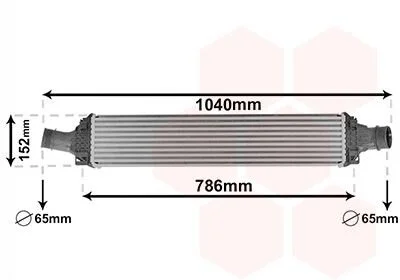 <strong>Інтеркулер AUDI A4 3.0D 15- (вир-во) Van Wezel 03014708 (фото 1)</strong>