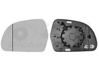 <strong>Дзеркальне скло ліве SKODA OCTAVIA 09 > 13 (Hagus) Van Wezel 0327837 (фото 1)</strong>