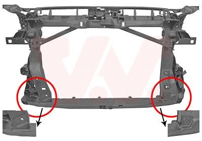 Панель передня AUDI A3 12 > 16 Van Wezel 0336678 фото товара