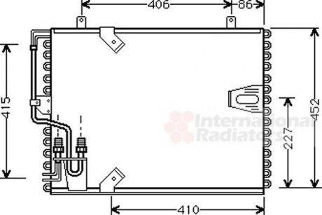 Конденсор кондиціонера BMW 5/7 E34/E32 86-95 Van Wezel 06005183 фото товара