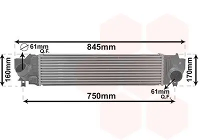 <strong>Інтеркулер BMW X1 F48 09/15 > 22 (вир-во) Van Wezel 06014702 (фото 1)</strong>