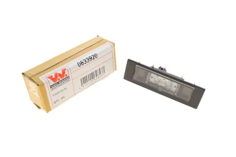 Підсвістка номерного знаку для Van Wezel 0633920 фото товару