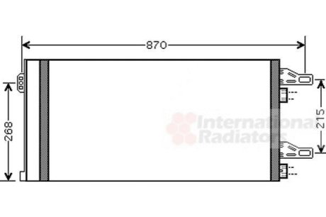 Радіатор кондиціонера Van Wezel 09005246 фото товара