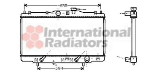 <strong>Радіатор охолодження двигуна ACCORD6 18i AT+-AC 98-02 Van Wezel 25002119 (фото 1)</strong>