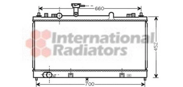 <strong>Радіатор охолодження двигуна MAZDA 6 18/20/23 MT 02- Van Wezel 27002162 (фото 1)</strong>