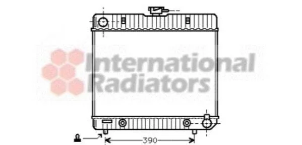 <strong>Радіатор охолодження двигуна MB W123 23/28 AT 76-85 Van Wezel 30002043 (фото 1)</strong>