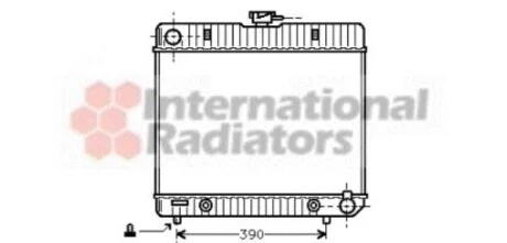Радіатор охолодження двигуна MB W123 23/28 AT 76-85 для Van Wezel 30002043 фото товару