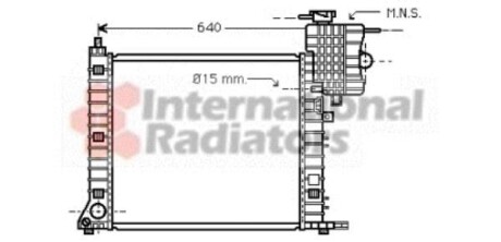 Радіатор Van Wezel 30002264 фото товару