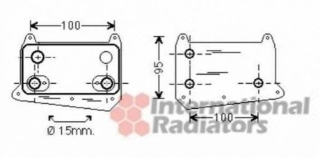 Радіатор масляний MB W/S210 - W163 Van Wezel 30003552 фото товара