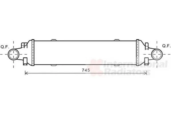 <strong>Інтеркулер MERCEDES SERIE 204/ CLAS/ GLK (вир-во) Van Wezel 30004593 (фото 1)</strong>