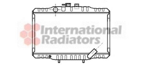 Радіатор охолодження Hyundai H-1; MITSUBISHI L300 Van Wezel 32002062 фото товару