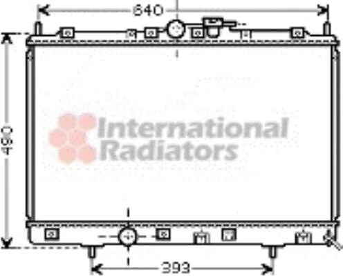 <strong>Радіатор охолодження MITSUBISHI PAJERO PININ 3/99>07 (вир-во) Van Wezel 32002169 (фото 1)</strong>