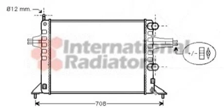 Радіатор ASTRA G 1.2 MT -AC 98-04 для Opel Van Wezel 37002257 фото товара