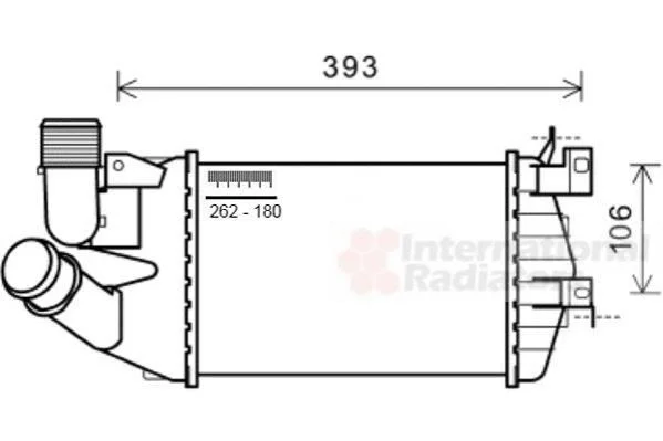 <strong>Інтеркулер OPEL ASTRA H/ OPEL ZAFIRA B (вир-во) Van Wezel 37004584 (фото 1)</strong>