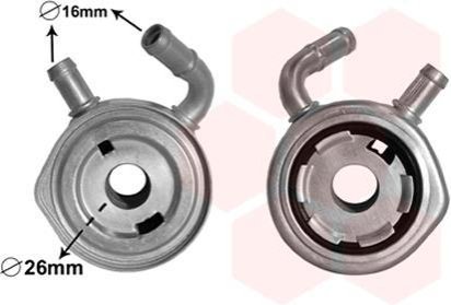 Радіатор оливи Van Wezel 43003611