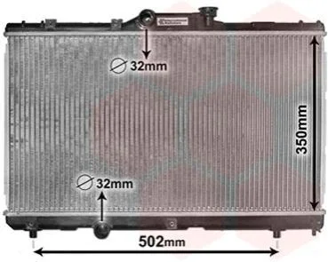 <strong>Радіатор охолодження двигуна COROLLA AE101 MT 92-99 Van Wezel 53002147 (фото 1)</strong>