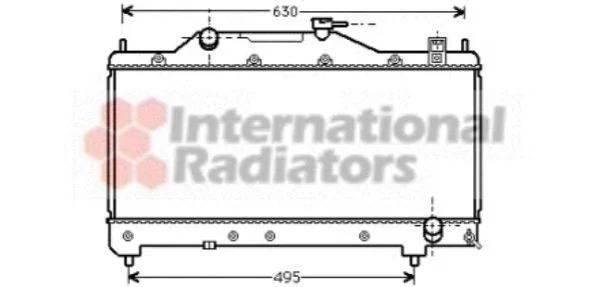 <strong>Радіатор охолодження AVENSIS 16/18/20 MT 00-(вир-во) Van Wezel 53002283 (фото 1)</strong>