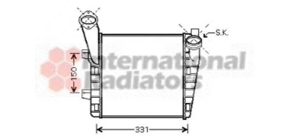 <strong>Інтеркулер CAYENNE/TOUAREG 02-07 Van Wezel 58004234 (фото 1)</strong>