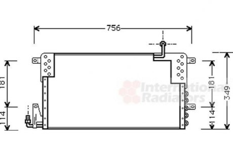 Конденсор кондиціонера PASSAT4 ALL MT/AT 93-96 Van Wezel 58005161 фото товару