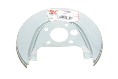 Захист гальмівного диска для Audi, Volkswagen, Seat, Skoda Van Wezel 5888374 фото товару