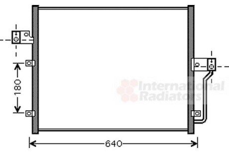 Радіатор кондиціонера SSANG YONG Van Wezel 81005082 фото товара