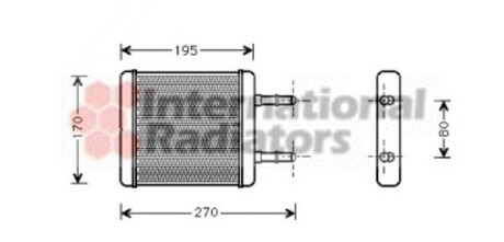 Радіатор обігрівача HYUNDAI ACCENT (X3) (94-) Van Wezel 82006061 фото товара