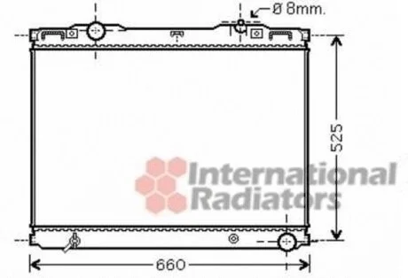 Радіатор охолодження SORENTO 25CRDi MT 02- (вир-во) для Van Wezel 83002133 фото товара