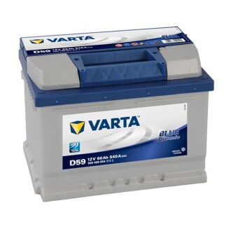 Аккумулятор - 60А VARTA 560409054 фото товара