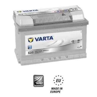 Акумулятор SILVER DYNAMIC 74Ah, EN 750, правий "+" 278x175x175 (ДхШхВ) | 6СТ-74 АзЕ (E38) для VARTA 574402075 фото товару