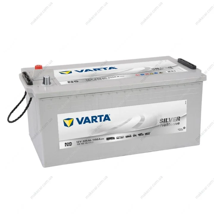 <strong>Акумулятор 225Ah-12v PM Silver(N9) (518x276x242),полярність зворотна (3),EN1150 VARTA 725 103 115 (фото 1)</strong>