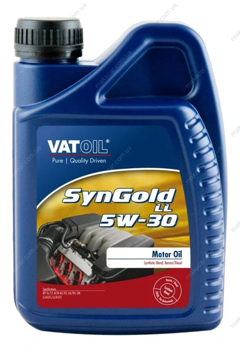 <strong>Моторное масло Vatoil SynGold LL 5W-30 синтетическое 1 л VATOIL 50016 (фото 1)</strong>