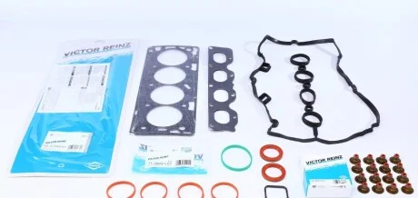 Комплект прокладок двигуна для Opel, Vauxhall, Chevrolet, Fiat, Alfa Romeo VICTOR REINZ 02-37240-01 фото товару
