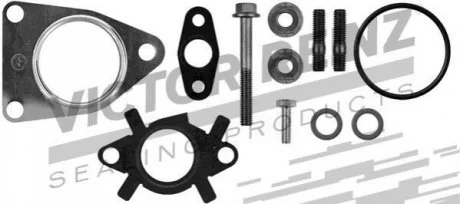 Прокладка турбины (к-кт) Jumpy/Scudo/Expert 2.0 HDI/MJET 07- для Peugeot, Citroen, Ford, Volvo, Fiat VICTOR REINZ 04-10061-01 фото товара