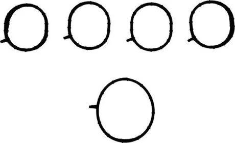 Комплект прокладок впускного коллектора для Mitsubishi, BAW, Brilliance, Citroen VICTOR REINZ 111003001 фото товара