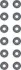 <strong>Комплект сальників клапану Hyundai Getz 1,3, Accent 1,3 2000-2005 VICTOR REINZ 125367802 (фото 1)</strong>