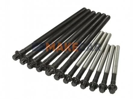 Болти головки циліндра (к-кт 12 шт) 6+3+3 для BMW VICTOR REINZ 14-32314-01 фото товару
