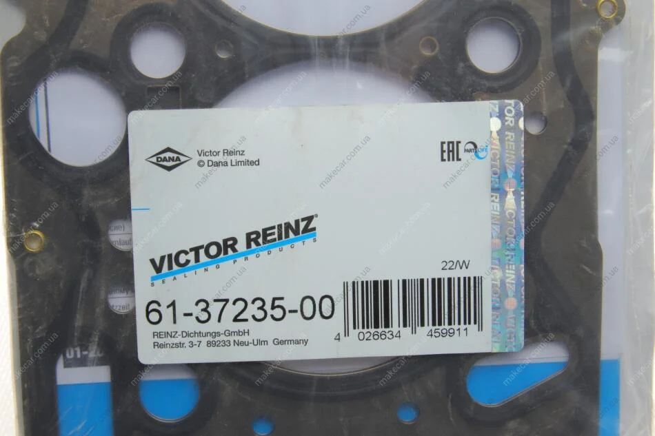 <strong>Прокладка головки блоку металева VICTOR REINZ 61-37235-00 (фото 1)</strong>