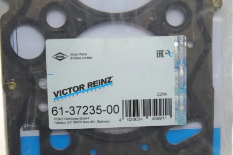 Прокладка головки блоку металева для Vauxhall, Opel, Chevrolet VICTOR REINZ 61-37235-00 фото товару
