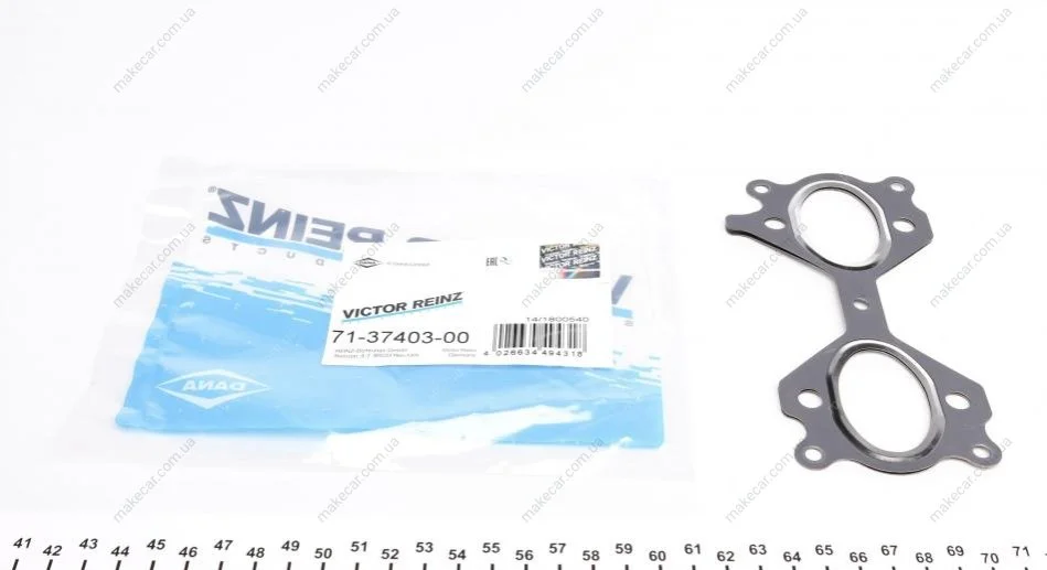 <strong>Прокладка колектора двигуна металева VICTOR REINZ 71-37403-00 (фото 1)</strong>