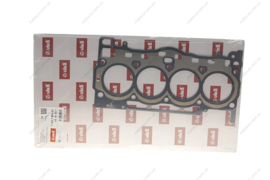 <strong>Прокладка головки металева 1,2L Skoda Fabia (14-),Octavia(12-)/VW Golf (14-) vika VIKA 11031789401 (фото 1)</strong>