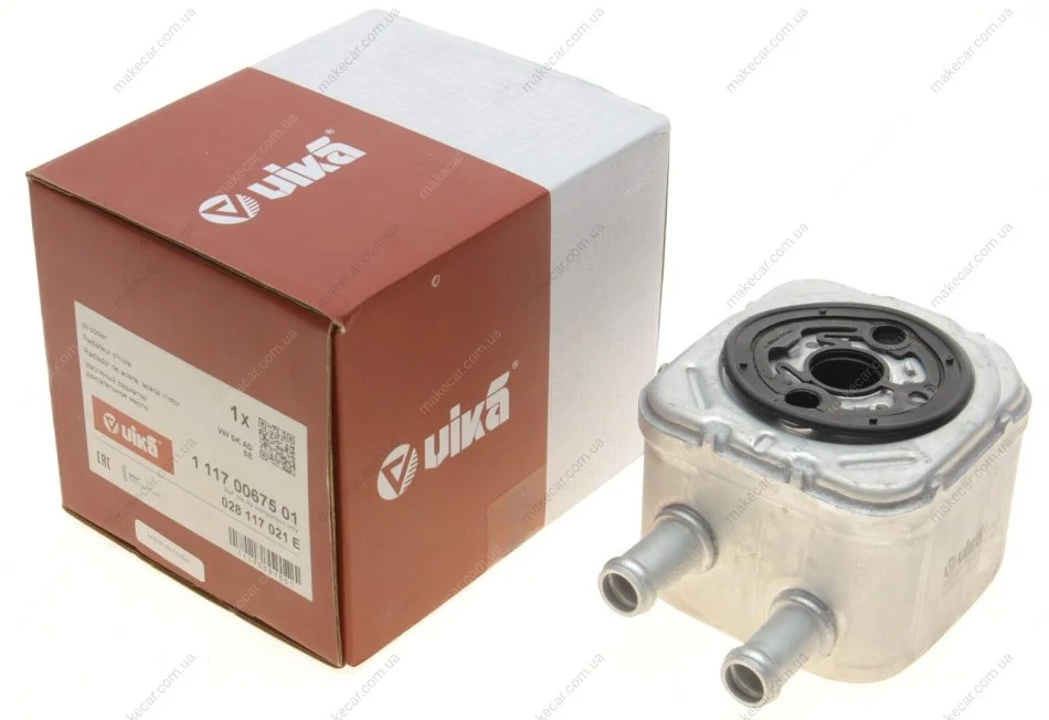 <strong>Радіатор масла Skoda Octavia (97-11)/VW Golf (96-06),Passat (94-12),Polo (97-02),Sharan (96-10),T5 (03-10) VIKA 11170067501 (фото 1)</strong>