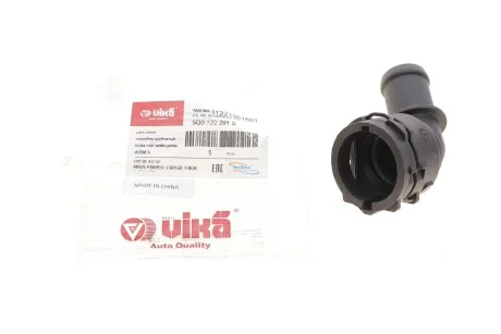 Фітинг пластмасовий системи охолодження для Seat, Volkswagen, Audi, Skoda VIKA 11221561601 фото товару