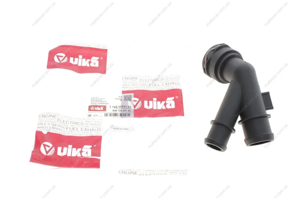 <strong>Фланець системи охолодження Skoda Octavia (12-),Superb (15-)/VW Golf (13-),Passat (15-) VIKA 11221777101 (фото 1)</strong>