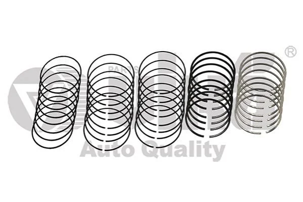 <strong>Комплект поршневых колец 2,4L/3,0L 81 мм (на 6 поршней) Audi A4 (01-04),A6 (97-05) vika VIKA 11981631901 (фото 1)</strong>