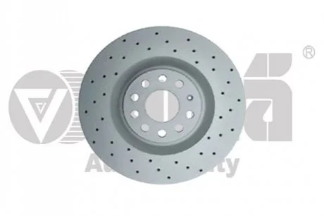 Диск гальмівний передній перфорований (Geomet) Skoda Superb (08-13)/VW Golf (0 для VIKA 66151717001 фото товару