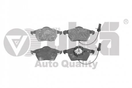 Колодки передні гальмові з датчиком зносу для Audi, Skoda, Volkswagen VIKA 66980010601 фото товару